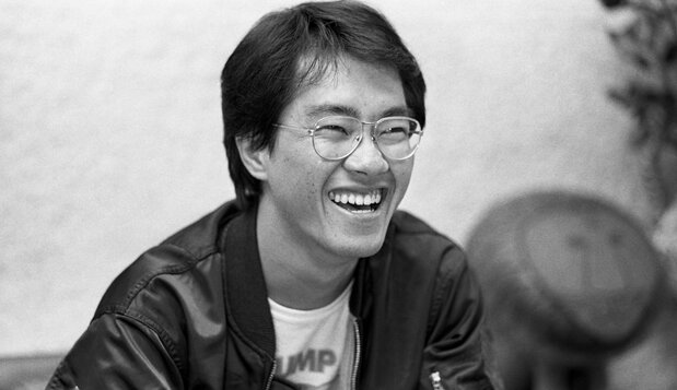 Photographie de 1982 pendant la publication de Dr. Slump. Toriyama était connu pour n’apparaître que rarement dans les medias. (Jiji)