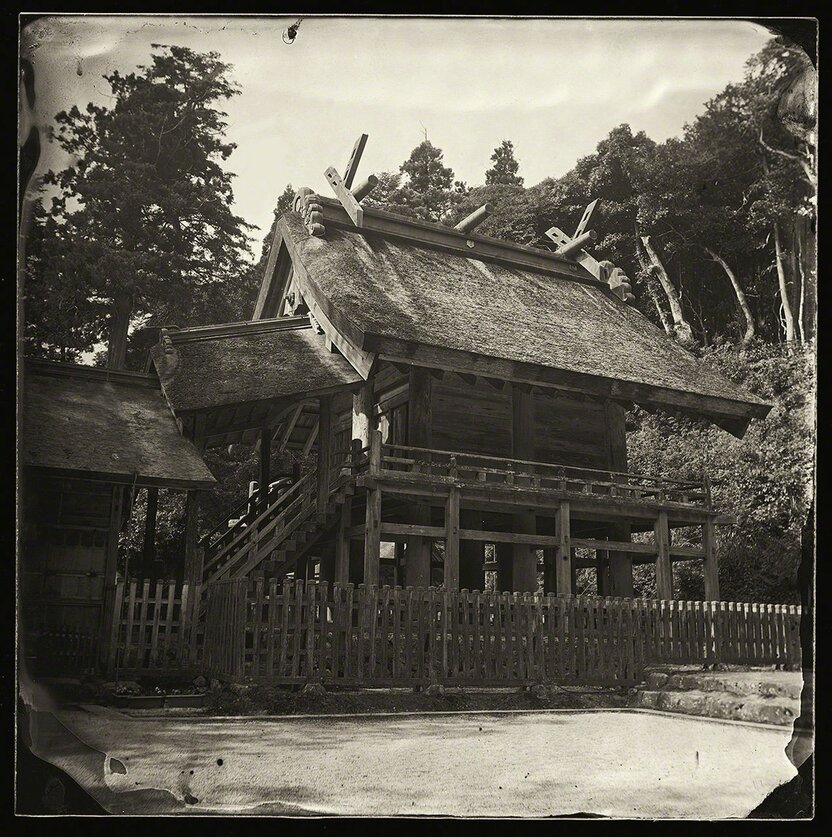 松江市的神魂神社，大殿是日本现存最古老的“大社造”建筑样式