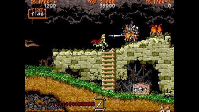 『大魔界村』（1988年）© CAPCOM