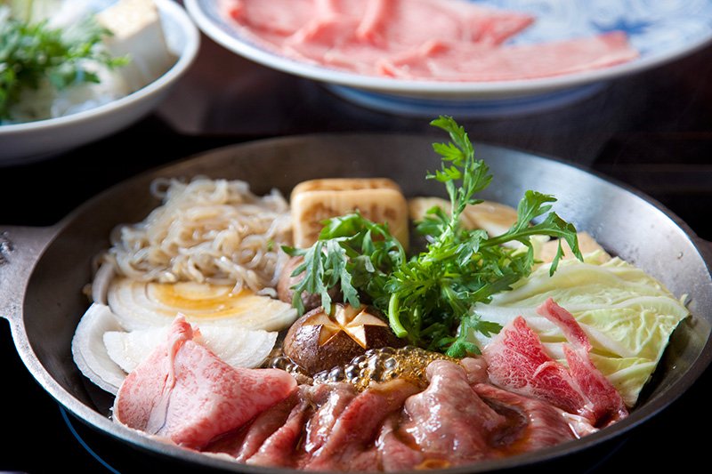 More beef can be added as the mixture simmers in the pot, but it should not be overcooked, with a small amount of pink remaining.