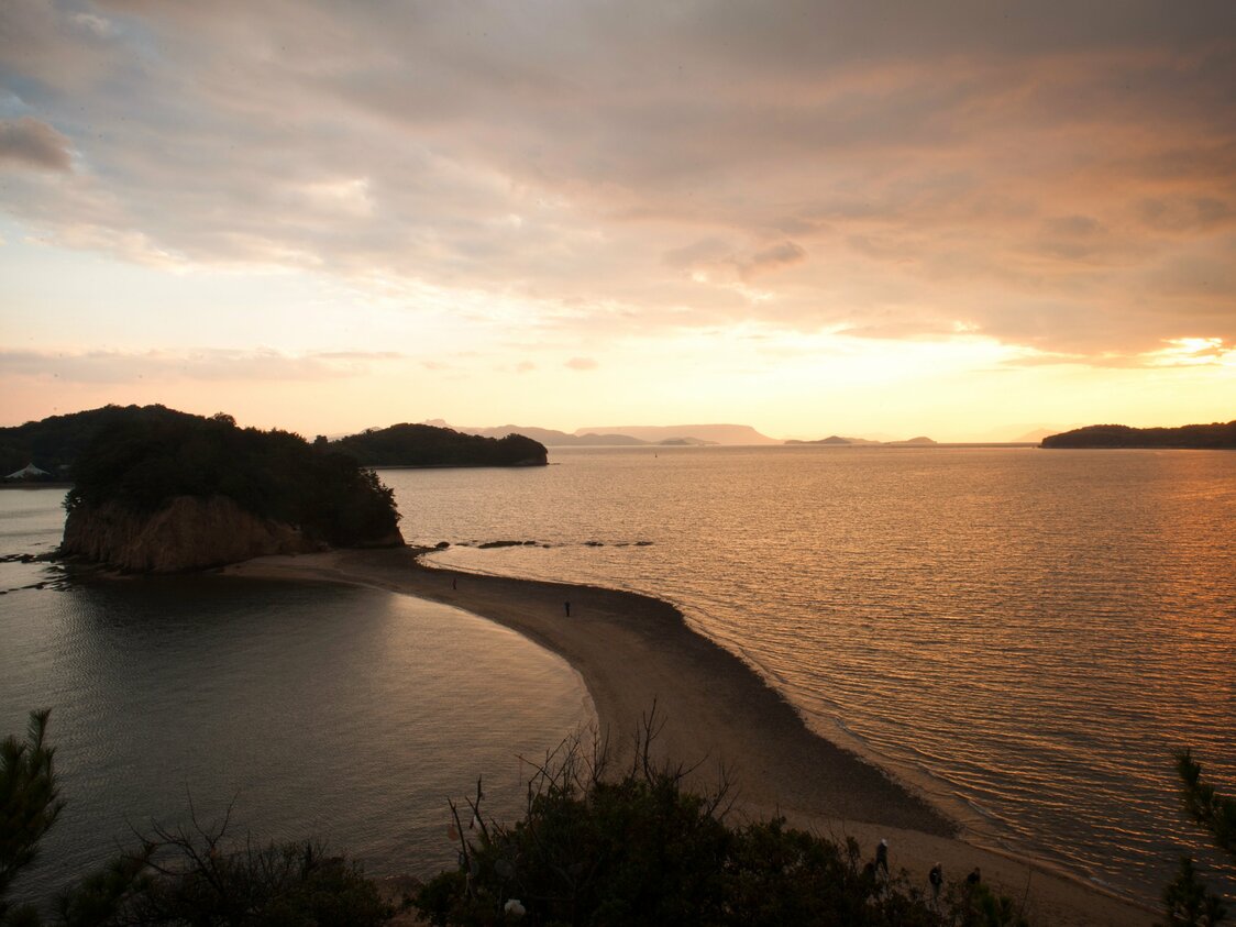 Atardecer en Angel Road, un lugar que rezuma romanticismo.
