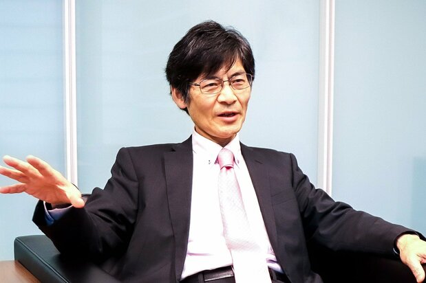 「最大の注目点は来年の春闘」と話す門間一夫氏（筆者撮影）