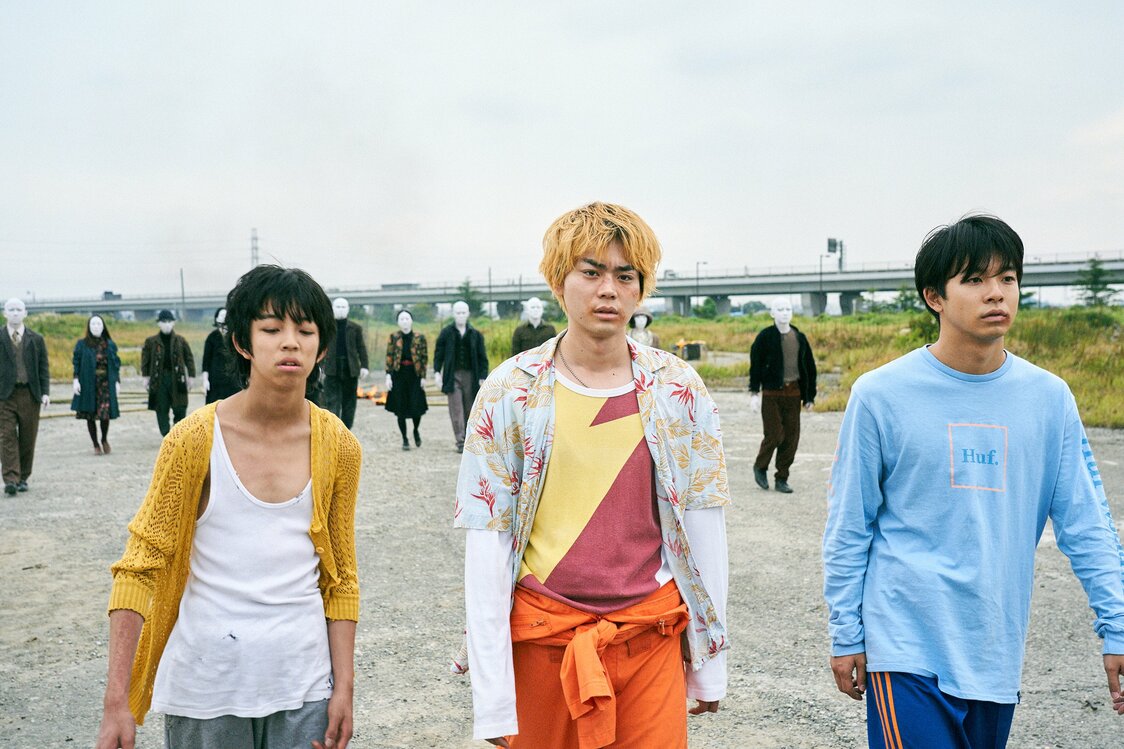 映画『タロウのバカ』の三人組。左からタロウ役のYOSHI、エージ役の菅田将暉、スギオ役の仲野太賀　©2019「タロウのバカ」製作委員会