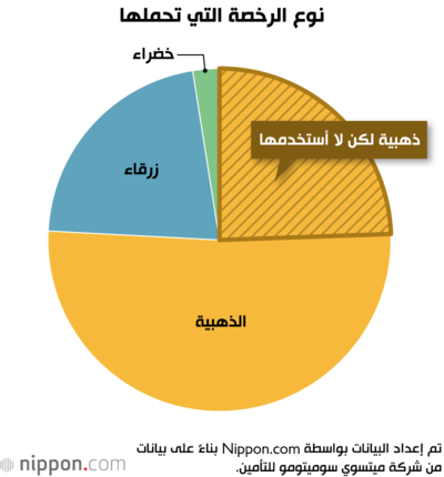 نوع الرخصة التي تحملها