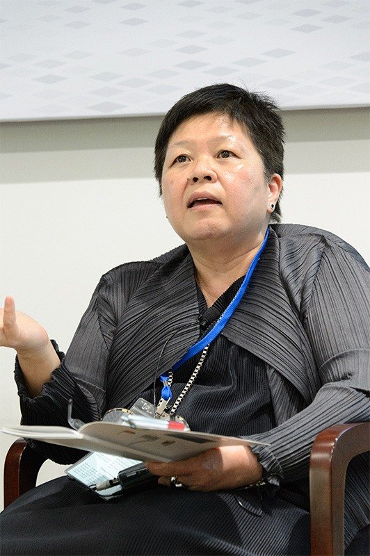 Peh Kim Choo underscored her presentation by leading a visit to a facility where its ideas are put into practice.