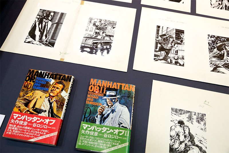為小說家矢作俊彥的《曼哈頓的選擇》繪製插圖。美國硬漢小說中彌漫著黑色電影的氣息
