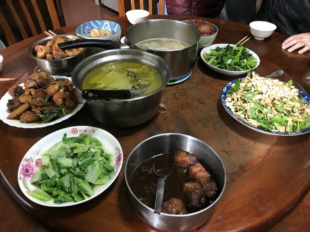 鄭家のお正月料理 鄭仲嵐撮影