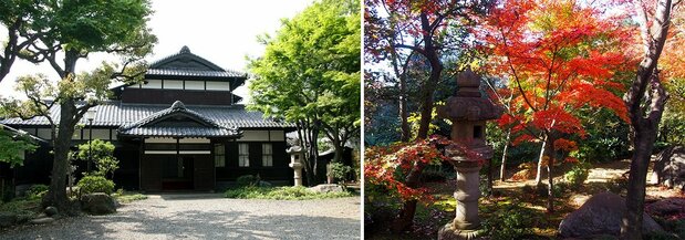 旧朝倉家住宅。2階建ての住宅内と庭園を見学することができる(渋谷区役所提供)