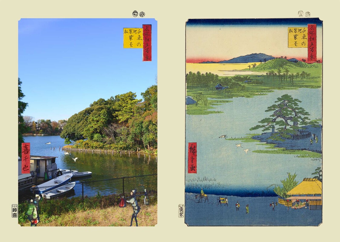 『千束の池袈裟懸松』：浮世写真家 喜千也の「名所江戸百景」第93回