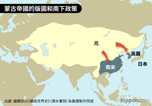 蒙古帝國的版圖和南下政策