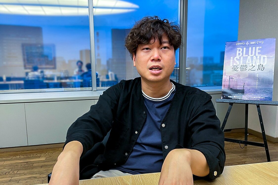『Blue Island 憂鬱之島』公開を前に来日したチャン・ジーウン監督（撮影＝筆者）