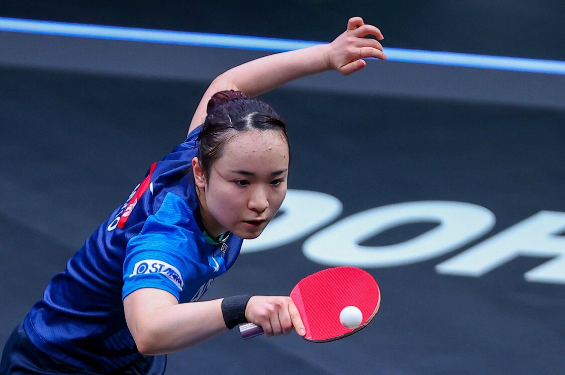 2021年に開催された国際大会では2大会連続で勝利した（2021年03月06日　WTTコンテンダー　カタール・ドーハ）AFP＝時事
