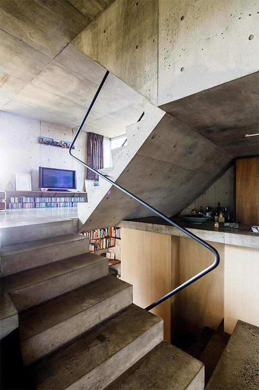 Stairs from the entrance hall.