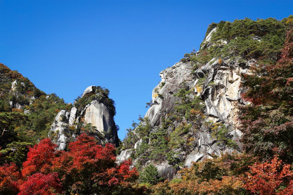 甲府市北部に位置する国の特別名勝・昇仙峡　写真：やまなし観光推進機構