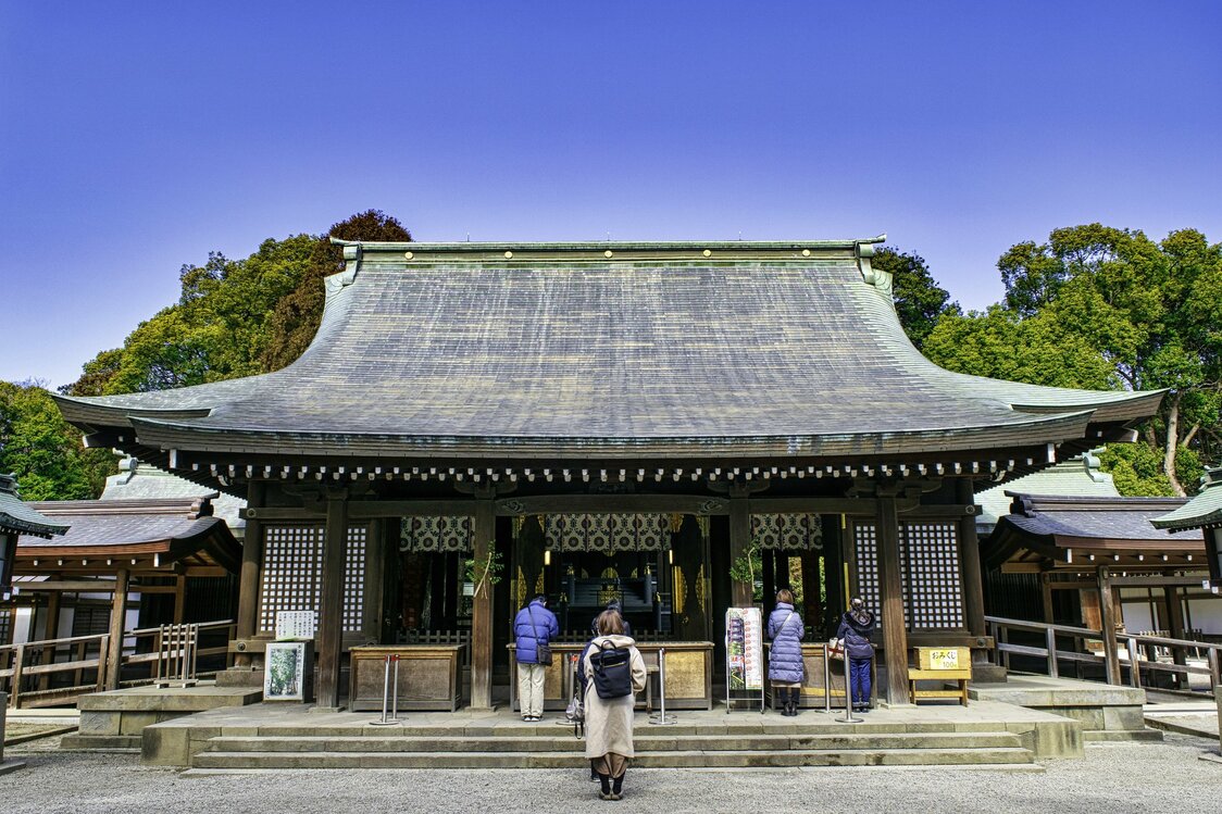 武藏一宫冰川神社的拜殿（图片：PIXTA）